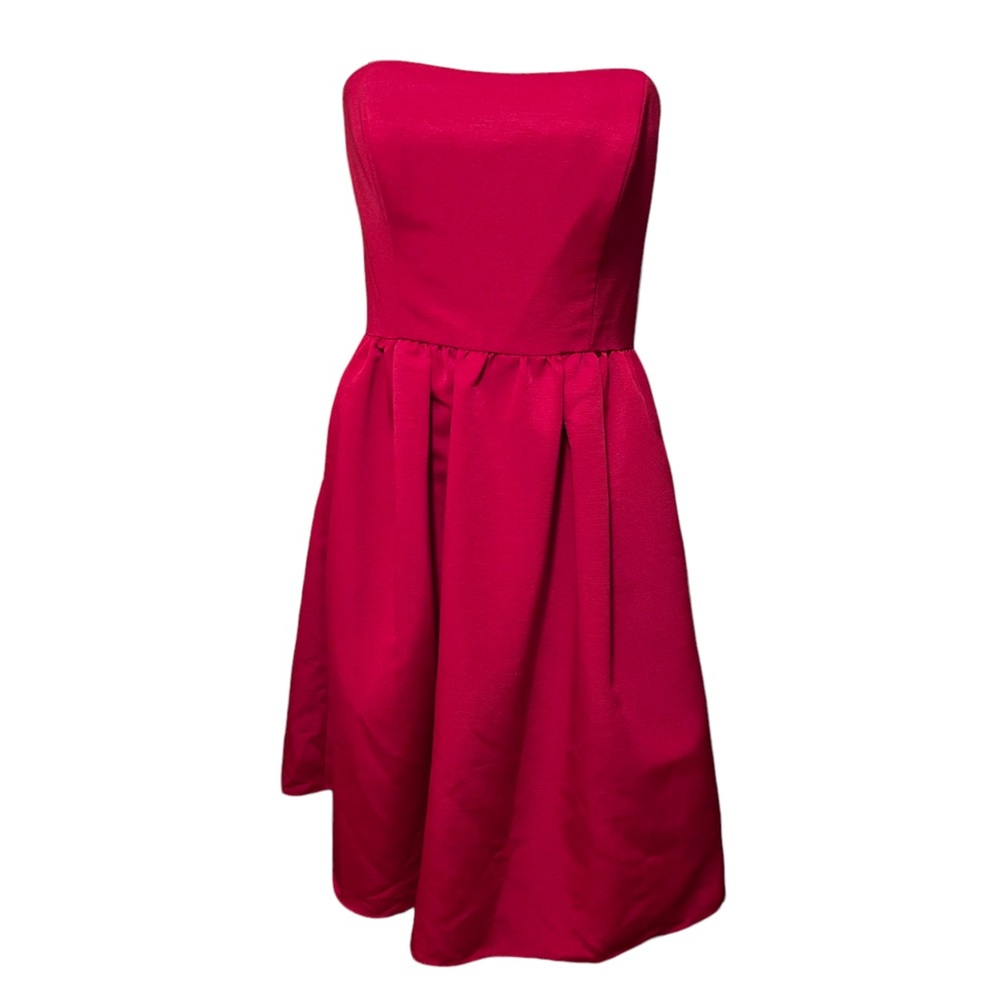 David’s Bridal Strapless Fit And Flare Formal Dress Cocktail Dress Bridesmaid 10